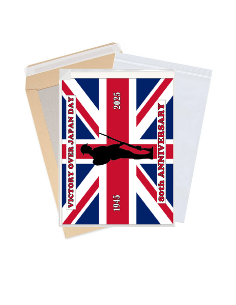 Celebrate 80 Years of Victory over Japan: VJ Day 80th Anniversary Premium A4 Size Cake Topper D3