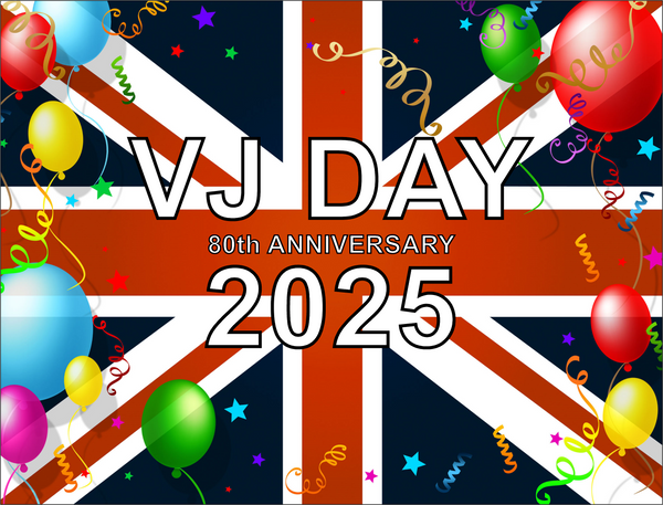 Celebrate 80 Years of Victory over Japan: VJ Day 80th Anniversary Premium A4 Size Cake Topper D4