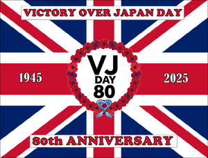 Celebrate 80 Years of Victory over Japan: VJ Day 80th Anniversary Premium A4 Size Cake Topper D6