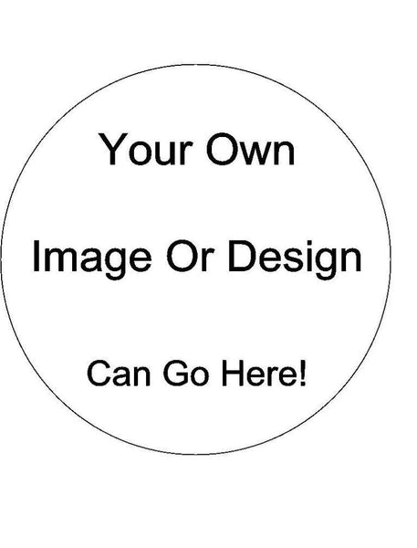 Your Own Designed 48x 30mm Rice Paper Cup Cake Fairy Toppers Photo