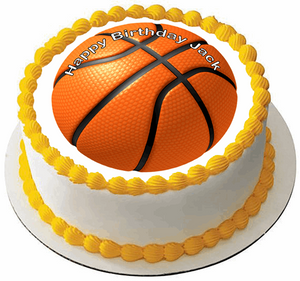 BASKETBALL NET 7.5 PREMIUM Edible ICING Cake Topper DECORATION D4