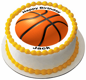 BASKETBALL NET 7.5 PREMIUM Edible ICING Cake Topper DECORATION D3