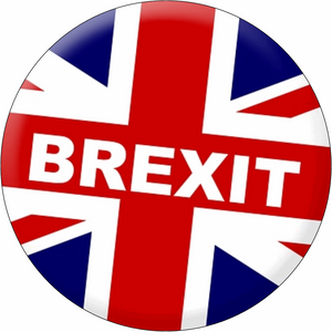 BREXIT PREMIUM 7.5" Edible ICING Cake Topper UK Flag Decoration Celebration D5