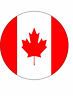 CANADA - 7.5" PREMIUM Round ICING Cake Topper DECORATION CANADIAN D1