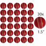 CRICKET BALLS 30 x 1.5" / 4CM PREMIUM Rice Paper Cake Topper DECORATIONS D1