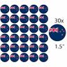 NEW ZEALAND WORLD CUP KIWI FLAGS 30 x 1.5" PREMIUM Rice Paper Cake Toppers