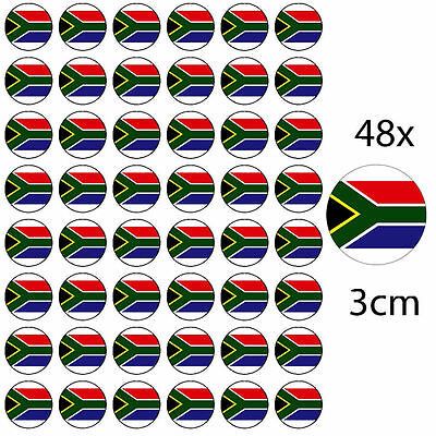 48 x SOUTH AFRICA EDIBLE FAIRY CUP CAKE TOPPERS AFRICAN D1