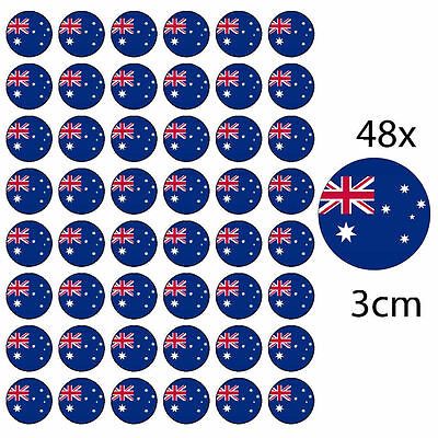 48 x AUSTRALIA EDIBLE FAIRY CUP CAKE TOPPERS AUSTRALIAN D1