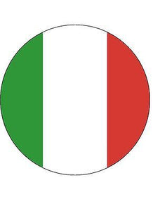 15x ITALIAN FLAG 4cm PREMIUM EDIBLE RICE PAPER CUP CAKE TOPPERS ITALY ITALIA D1