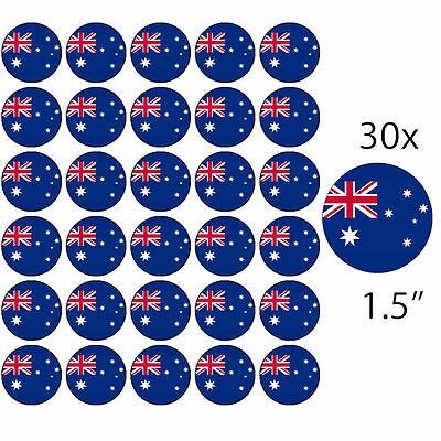 AUSTRALIA - AUSTRALIAN 30 x 1.5"/4CM PREMIUM Rice Paper Cake Toppers D1