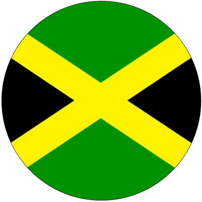 15x JAMAICAN FLAG 40mm Rice Wafer Paper Cup Cake Fairy Toppers JAMAICA JAMACA D1