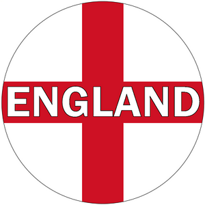 48 ENGLAND PREMIUM 3cm ICING WORLD CUP CAKE TOPPERS ST GEORGES DAY CROSS D3