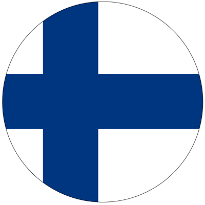 15 FINLAND FLAG 40mm PREMIUM RICE WAFER PAPER CUP CAKE FAIRY TOPPERS FINNISH D1