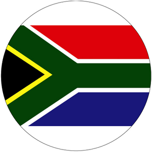 15 SOUTH AFRICAN FLAG 40mm PREMIUM RICE WAFER PAPER CUP CAKE TOPPERS AFRICA D1