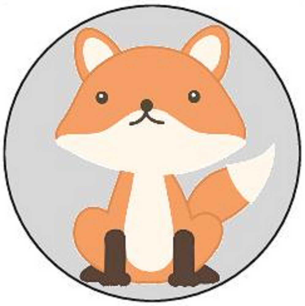 FOX 30 x 4cm PREMIUM EDIBLE ICING ROUND CUP CAKE TOPPERS CUTE CARTOON D5