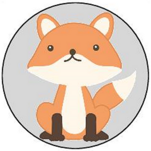 FOX 30 x 4cm PREMIUM EDIBLE ICING ROUND CUP CAKE TOPPERS CUTE CARTOON D5