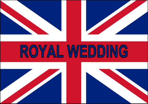 ROYAL WEDDING PRINCE PRINCESS UK KINGDOM A4 PREMIUM EDIBLE ICING CAKE TOPPER D2