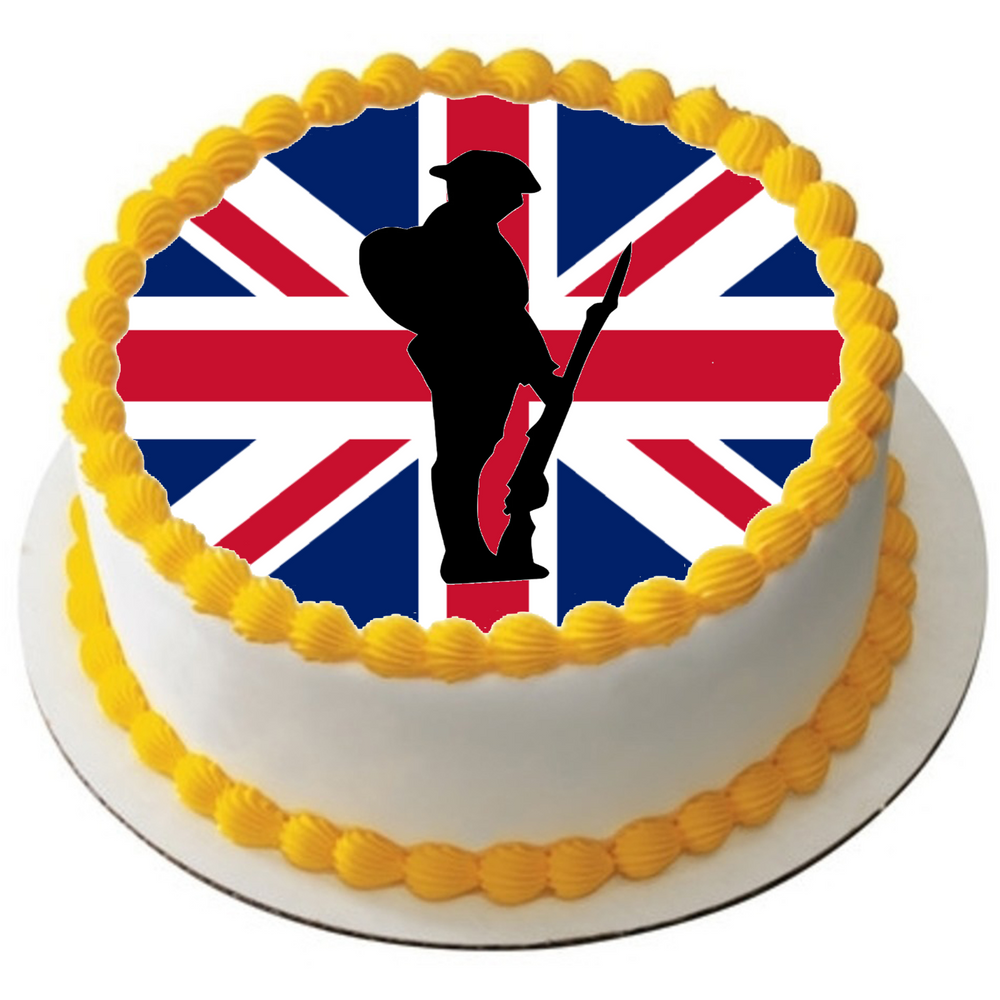 REMEMBRANCE DAY CAKE TOPPER 7.5