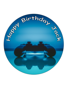 GAMER 7.5 PREMIUM Edible RICE CARD Cake Topper DECORATION D3