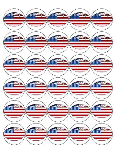 30x American Football Premium ICING Cup Cake Toppers round fairy D2