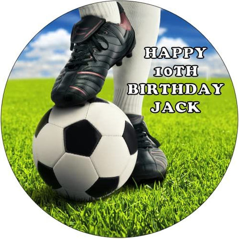 FOOTBALL BOOTS 7.5 PREMIUM Edible RICE WAFER Cake Topper DECORATION D7