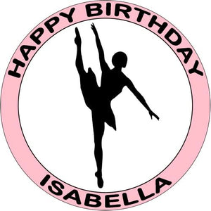 BALLET BALLERINA 7.5 PREMIUM Edible ICING Cake Topper DECORATION D5