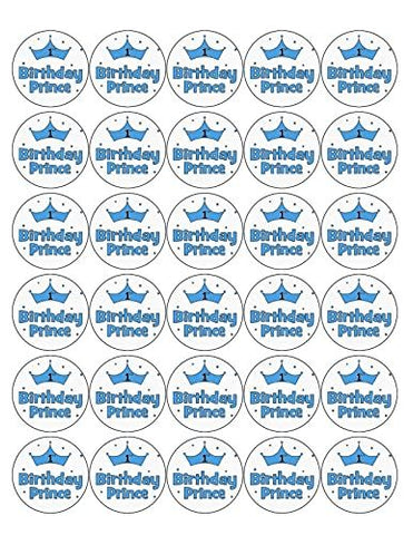 30x 1st BIRTHDAY PREMIUM EDIBLE DECOR WAFER PAPER FAIRY CUPCAKE CAKE TOPPERS D10