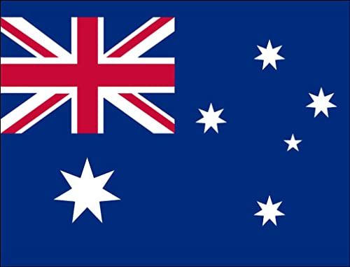 AUSTRALIA - AUSTRLIAN FLAG A4 PREMIUM ICING Cake Topper AUZZIE D1